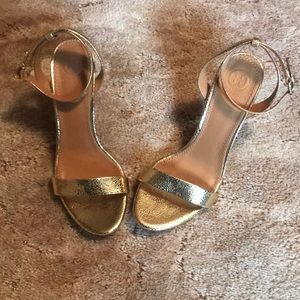 Tory Burch Gold Heels